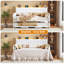 Lit de jour simple avec couchette avec lumière et station de charge, canapé-lit rembourré avec tête de lit et lattes métalliques robustes, pour le salon, la chambre à coucher, la chambre d'amis, blanc-1348564509
