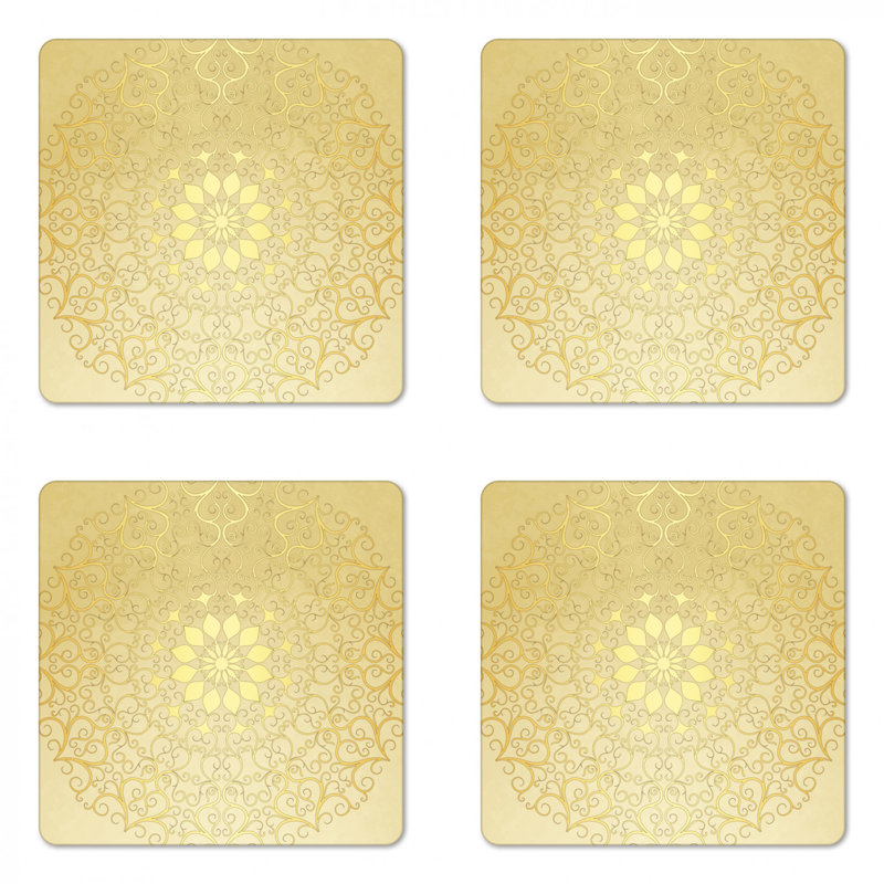 Square 4 Piece Coaster Set