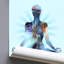  Officiellement sous licence Lotus Pose Moon par Tim Parker, affiche d'art - 18 x 22,5 po - reproduction décorative - papier affiche - prête à encadrer