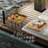 Solid Wood Square Decorative Tray With Handles - Serving Tray Ottoman Tray-30134800-19271459