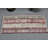 Handwoven Vintage Turkish Wool Rug with Floral Design Ideal for Hallways and Small Areas Brown/Purple
