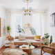 Deniaud 9 Light Metal Sputnik Chandelier