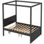 Lit plateforme à baldaquin TimberHaven-133528848-133528849