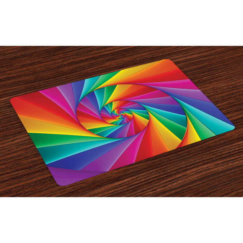 Ashyr Art Vivid Swirl Placemat