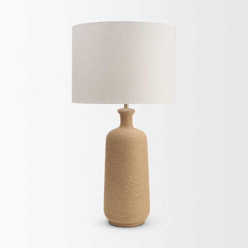 Diane Abaca Rope Bottle Table Lamp