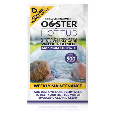 Nettoyant 3 en 1 Ouster Hot Tub and Spa, trousse d'essai de 4 semaines, 8 onces
