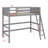 Solid Wood Loft Bed With Ladder-272117119