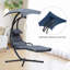 Chaise longue flottante grise pour véranda