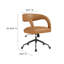 Chaise de bureau en cuir Pinnacle-107225236