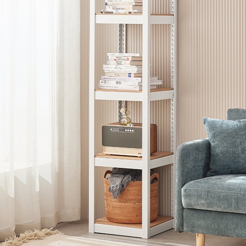 Andres, (4 tablettes) H 70,8 po x l 15,7 po x P 15,7 po, Blanc