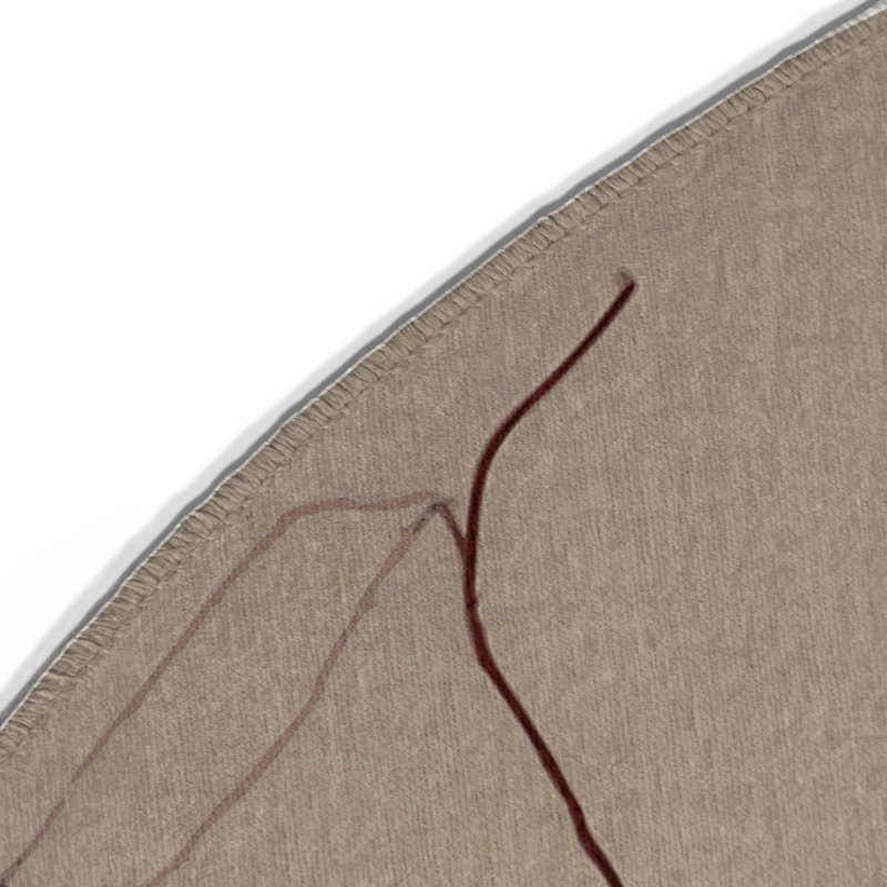 Contour Shift Indoor And Outdoor Area Rug, Round 5'