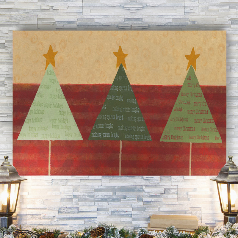 « merry messages-gallery » par parvez taj,, impression sur toile tendue 1 pièce, H 32 po x l 24 po x P 1 po