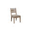 Ensemble de 2 chaises carrées / caramel-118734456