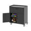 Armoire de rangement mobile avec tiroir et portes verrouillables Mak Peace-1001111852