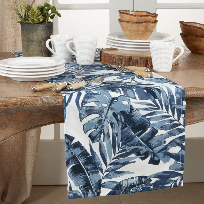 Chemin de table floral Deven, 90 po x 16 po