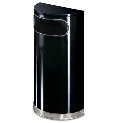 Receptacle 9 Gallon Trash Can -  Rubbermaid, RCPSO820PLBK