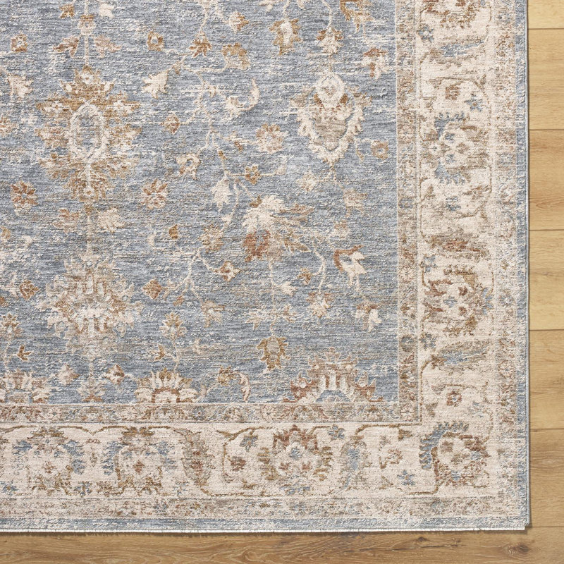 Darwin Machine Washable Area Rug, Round 6'7"