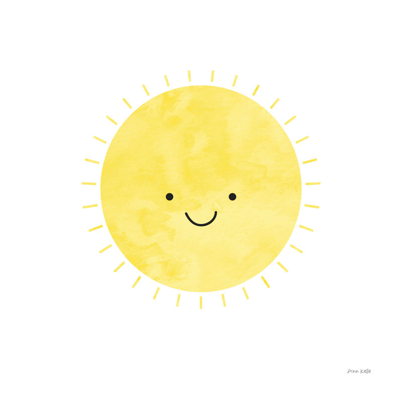 " Sunny Days " by Ann Kelle Painting Print, 30" H x 30" W