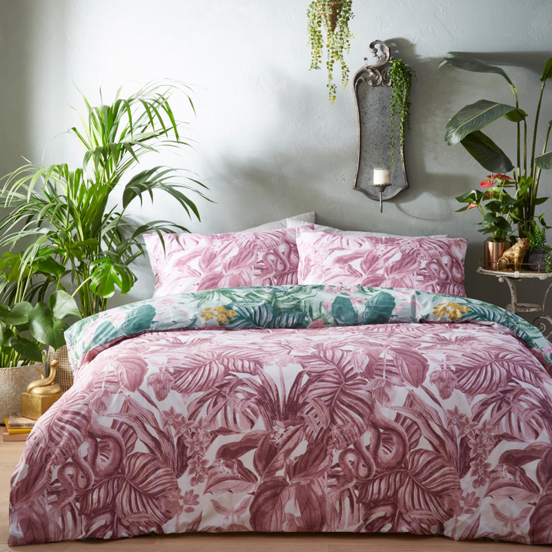 Floral Duvet Cover Set with Pillowcases Included, Single - 1 Standard Pillowcase
