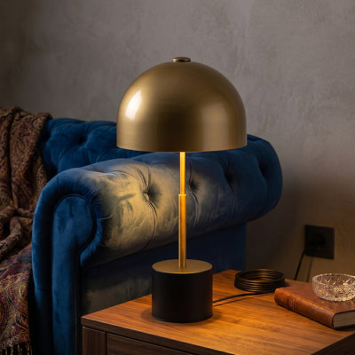 Mireille 21" Metal Dome Table Lamp