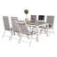 Faiyaz 6 - Person Patio Dining Set Extendable Rectangular Table