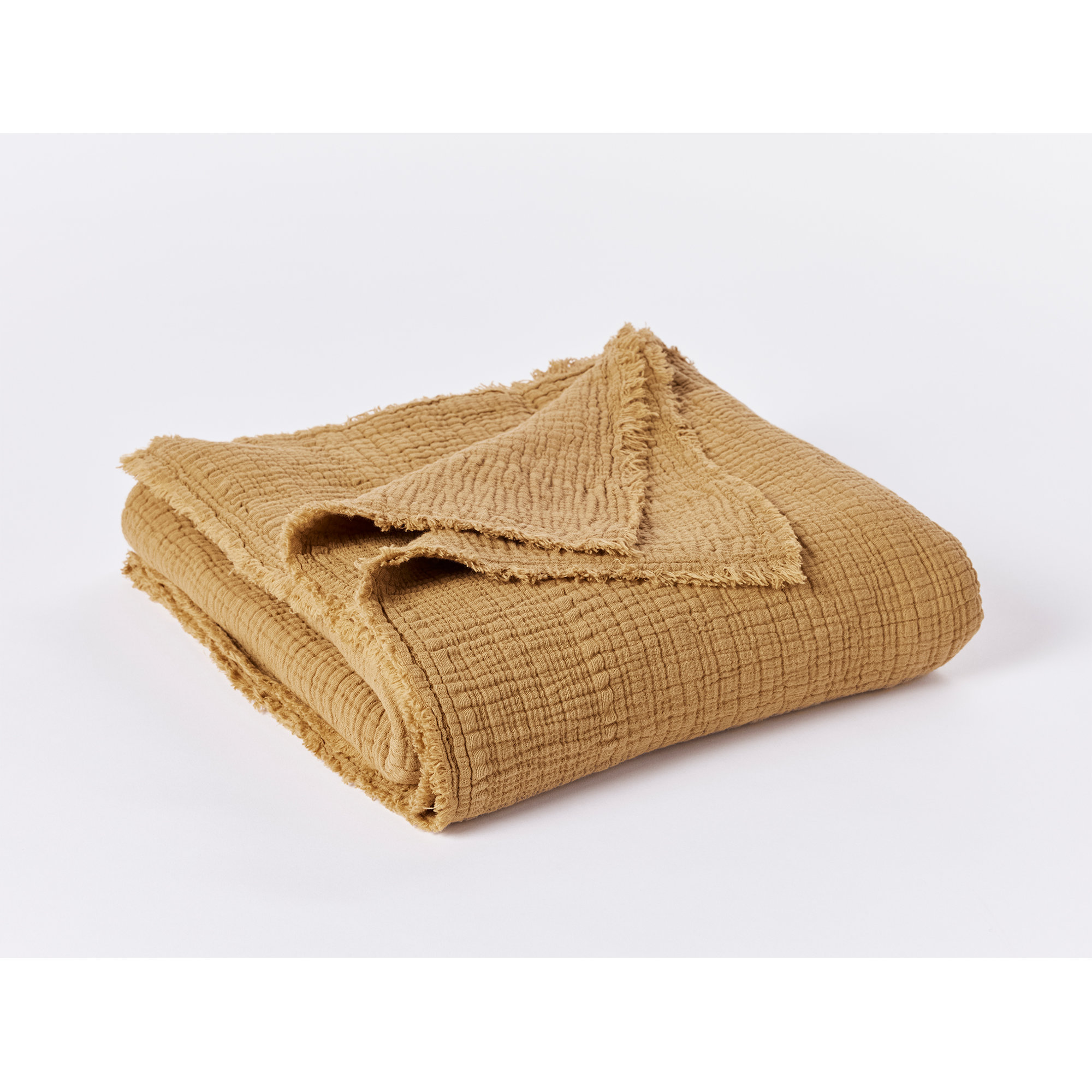Topanga Matelasse Cotton Throw Blanket, Throw, Hazel