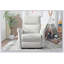 Fauteuil inclinable et berçant électrique pivotant 270 ° pour adultes, fauteuils inclinables électriques pour petits espaces, fauteuil inclinable simple