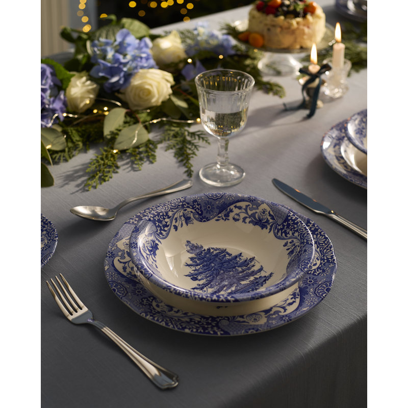 Blue Italian, Christmas Set Of 4 Bowls