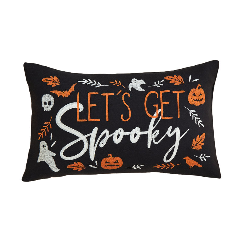 Lets Get Spooky Pillow, Rectangulaire, H 12 po x l 20 po