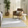 Tapis d'intérieur moderne ivoire Ebern Designs Delfina
