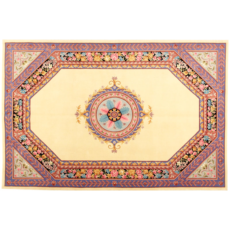 Via Como - 'Versailles Beige' Rug - Size 6'7" X 9'10"
