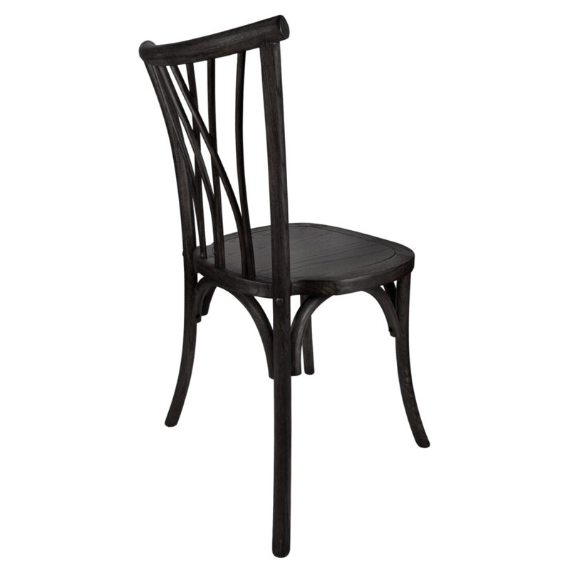 Toughresin Willow Chair By Chivari,2 Chair Bundle By Chivari, Black