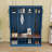 Classic 4-in-1 Entryway Hall Tree with Seating Bench, Shoe Storage, Hanging Hooks and Cabinets-624725264