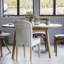 Ernest Extendable Oak Round Solid Wood Dining Table