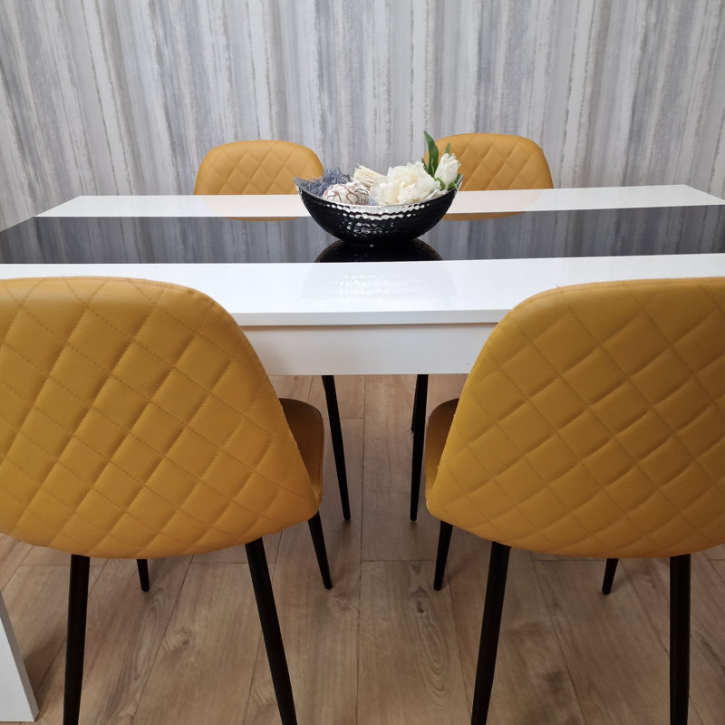 Bertila 4 - Person Dining Set, H75 x L117 x W77cm