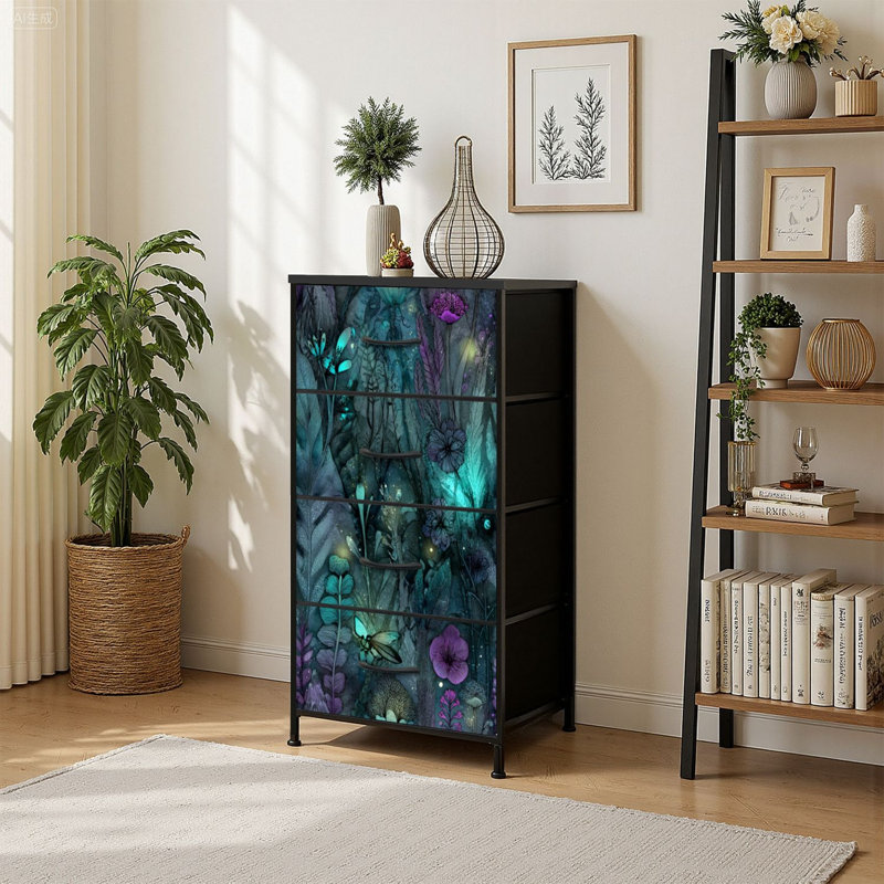 Commode de rangement verticale 4 tiroirs
