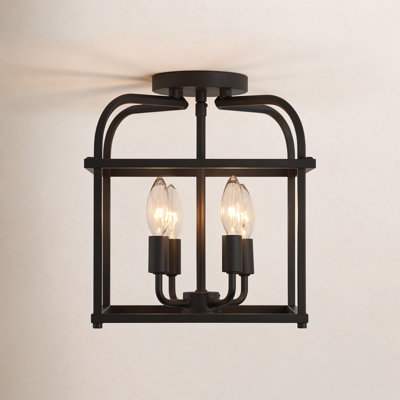 Condor 4-Light Dimmable Semi Flush Mount