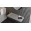 Lavabo de salle de bain mural en résine blanc brillant 47,2 po x 19,6 po Badeloft WT-05-A-G-138403022