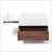 Rotating Coffee Table With 2 Drawers
