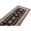 High-Quality Hand-Knotted Black And Beige Area Rug