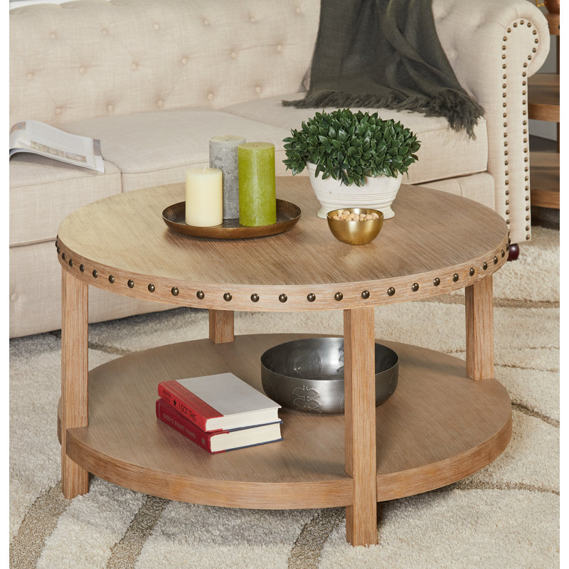 Table basse Sansa, Chêne lavé clair