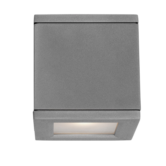 Plafonnier encastré d'extérieur 2 lumières Rubix, Graphite