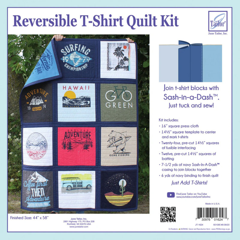 Ensemble de courtepointe réversible June Tailor