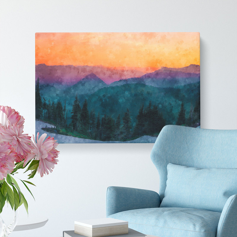 Mount Rainer In Seattle - Wrapped Canvas, 50cm H x 76cm W x 3cm D