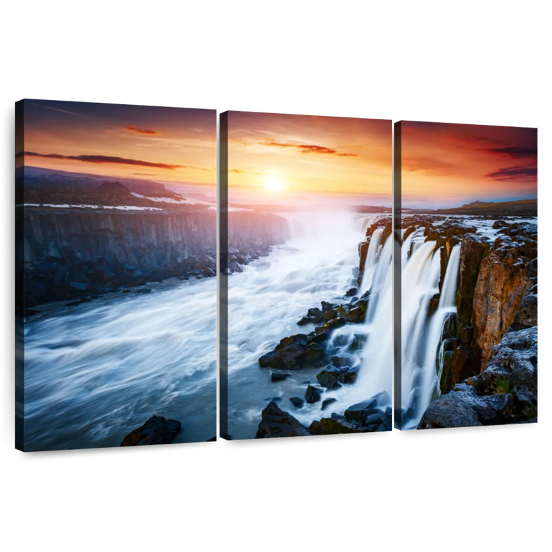 Chutes d'eau Alvord Selfoss, H 36 po x l 57 po
