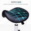Tabouret à roulettes noir, hauteur réglable, similicuir ergonomique pour une expérience agréable en spa, salon, massage, tabouret de bureau avec siège, spas, salons, massages, bureaux,