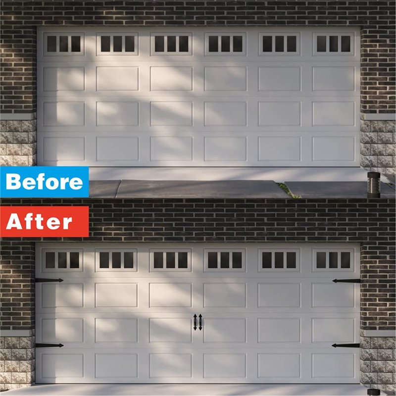 Ensemble de quincaillerie de porte de garage décorative magnétique