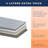 12 x 30 Tabletop Ironing Board Cover with Elasticized Edges, Fits Small, Table Top and Mini Boards