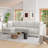 6-Piece U-Shaped Modular Sectional Sofa-1197316767
