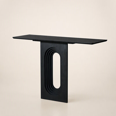Table d'entrée, console étroite avec conception à boucle unique, table de canapé au design moderne, table d'entrée